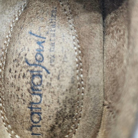 Natural Soul by Naturalizer Brown Carlo Oxford Faux Leather Bootie Size 6.5 - Picture 6 of 14